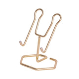 Maxbell Phone Holder Metal Wire Gift Sturdy Cellphone Mount for Travel Bedroom Table Gold