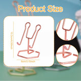 Maxbell Phone Holder Metal Wire Gift Sturdy Cellphone Mount for Travel Bedroom Table Rose Gold