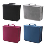 Maxbell CD Case Storage 256 Capacity Carrying Dustproof DVD Case for Office Home Car Black