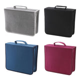 Maxbell CD Case Storage 256 Capacity Carrying Dustproof DVD Case for Office Home Car Black