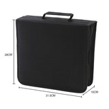 Maxbell CD Case Storage 256 Capacity Carrying Dustproof DVD Case for Office Home Car Black