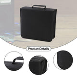 Maxbell CD Case Storage 256 Capacity Carrying Dustproof DVD Case for Office Home Car Black