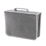 Maxbell CD Case Storage 256 Capacity Carrying Dustproof DVD Case for Office Home Car Gray