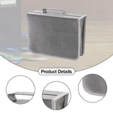Maxbell CD Case Storage 256 Capacity Carrying Dustproof DVD Case for Office Home Car Gray