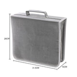 Maxbell CD Case Storage 256 Capacity Carrying Dustproof DVD Case for Office Home Car Gray