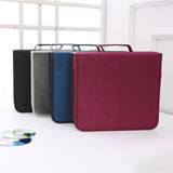 Maxbell CD Case Storage 256 Capacity Carrying Dustproof DVD Case for Office Home Car Deep Blue