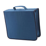 Maxbell CD Case Storage 256 Capacity Carrying Dustproof DVD Case for Office Home Car Deep Blue