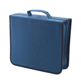 Maxbell CD Case Storage 256 Capacity Carrying Dustproof DVD Case for Office Home Car Deep Blue