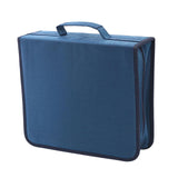 Maxbell CD Case Storage 256 Capacity Carrying Dustproof DVD Case for Office Home Car Deep Blue