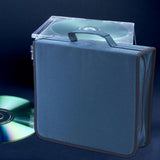 Maxbell CD Case Storage 256 Capacity Carrying Dustproof DVD Case for Office Home Car Deep Blue