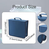 Maxbell CD Case Storage 256 Capacity Carrying Dustproof DVD Case for Office Home Car Deep Blue