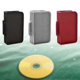 Maxbell DVD Case Holder Organizer 128 Capacity with Handle CD Case Storage for Trips Black