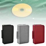 Maxbell DVD Case Holder Organizer 128 Capacity with Handle CD Case Storage for Trips Black