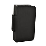Maxbell DVD Case Holder Organizer 128 Capacity with Handle CD Case Storage for Trips Black