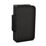 Maxbell DVD Case Holder Organizer 128 Capacity with Handle CD Case Storage for Trips Black