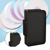 Maxbell DVD Case Holder Organizer 128 Capacity with Handle CD Case Storage for Trips Black