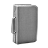 Maxbell DVD Case Holder Organizer 128 Capacity with Handle CD Case Storage for Trips Gray