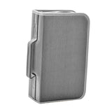 Maxbell DVD Case Holder Organizer 128 Capacity with Handle CD Case Storage for Trips Gray