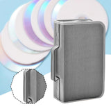 Maxbell DVD Case Holder Organizer 128 Capacity with Handle CD Case Storage for Trips Gray