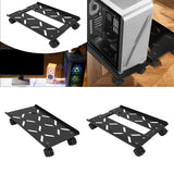 Maxbell Computer Tower Stand Accessory Mobile PC Stand Holder for Game Office Home Not Adjustable