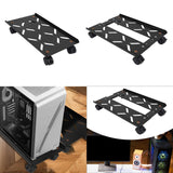 Maxbell Computer Tower Stand Accessory Mobile PC Stand Holder for Game Office Home Not Adjustable