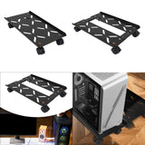 Maxbell Computer Tower Stand Accessory Mobile PC Stand Holder for Game Office Home Not Adjustable