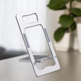 Maxbell Mobile Phone Stand Adjustable Travel Phones Holder for Desktop Kitchen Bedroom