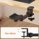 Maxbell Adjustable Arm Rest Ergonomic Clamp on Armrest for Computer Desk Home Office