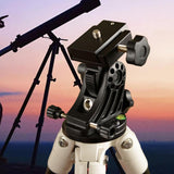 Latitude Adjustment Seat Compact Astronomy Telescope Accessory for Panoramas