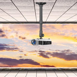 Maxbell Ceiling Mount for Projector Adjustable Height for Hotel Home Theater Bedroom 30 to 60cm