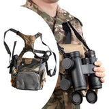 Maxbell Binocular Harness Chest Pack with Rain Cover Multipurpose Practical Bino Bag