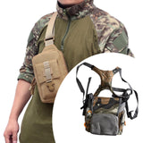 Maxbell Binocular Harness Chest Pack with Rain Cover Multipurpose Practical Bino Bag
