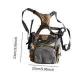 Maxbell Binocular Harness Chest Pack with Rain Cover Multipurpose Practical Bino Bag
