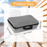 Maxbell Instrument Tool Box with Handle Universal Dustproof Multipurpose Storage Bag Gray