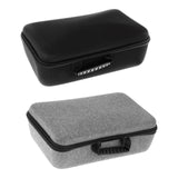 Maxbell Instrument Tool Box with Handle Universal Dustproof Multipurpose Storage Bag Gray
