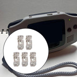 Maxbell 5Pcs Battery Contacts 36mm Negative Positive Conversion for Game Console