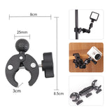 Maxbell Camera Clamp Mount Strong with 360° Ball Head for Sports Camera Phone Tripod Ball Head Clip Only