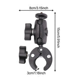 Maxbell Camera Clamp Mount Strong with 360° Ball Head for Sports Camera Phone Tripod 6 inch Single Clip
