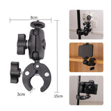 Maxbell Camera Clamp Mount Strong with 360° Ball Head for Sports Camera Phone Tripod 6 inch Single Clip