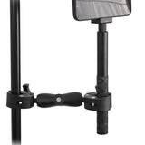 Maxbell Camera Clamp Mount Strong with 360° Ball Head for Sports Camera Phone Tripod 6 inch Double Clip