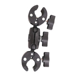 Maxbell Camera Clamp Mount Strong with 360° Ball Head for Sports Camera Phone Tripod 6 inch Double Clip