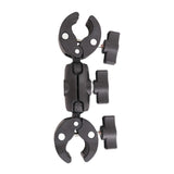 Maxbell Camera Clamp Mount Strong with 360° Ball Head for Sports Camera Phone Tripod 6 inch Double Clip