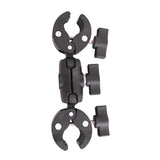 Maxbell Camera Clamp Mount Strong with 360° Ball Head for Sports Camera Phone Tripod 6 inch Double Clip