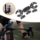 Maxbell Camera Clamp Mount Strong with 360° Ball Head for Sports Camera Phone Tripod 6 inch Double Clip