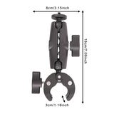 Maxbell Camera Clamp Mount Strong with 360° Ball Head for Sports Camera Phone Tripod 9 inch Single Clip