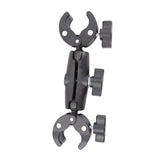Maxbell Camera Clamp Mount Strong with 360° Ball Head for Sports Camera Phone Tripod 9 inch Double Clip