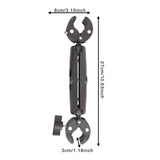 Maxbell Camera Clamp Mount Strong with 360° Ball Head for Sports Camera Phone Tripod 12 inch Double Clip