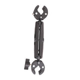 Maxbell Camera Clamp Mount Strong with 360° Ball Head for Sports Camera Phone Tripod 12 inch Double Clip