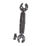 Maxbell Camera Clamp Mount Strong with 360° Ball Head for Sports Camera Phone Tripod 12 inch Double Clip