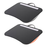 Maxbell Lap Laptop Desk Storage Function Versatile Portable for Home Office Notebook Gray